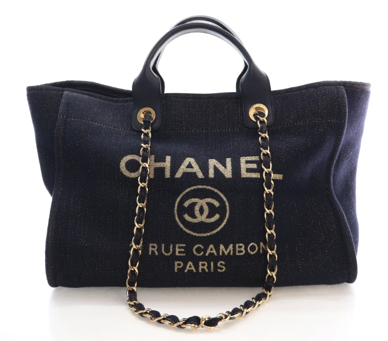 Chanel Denim Deauville Tote